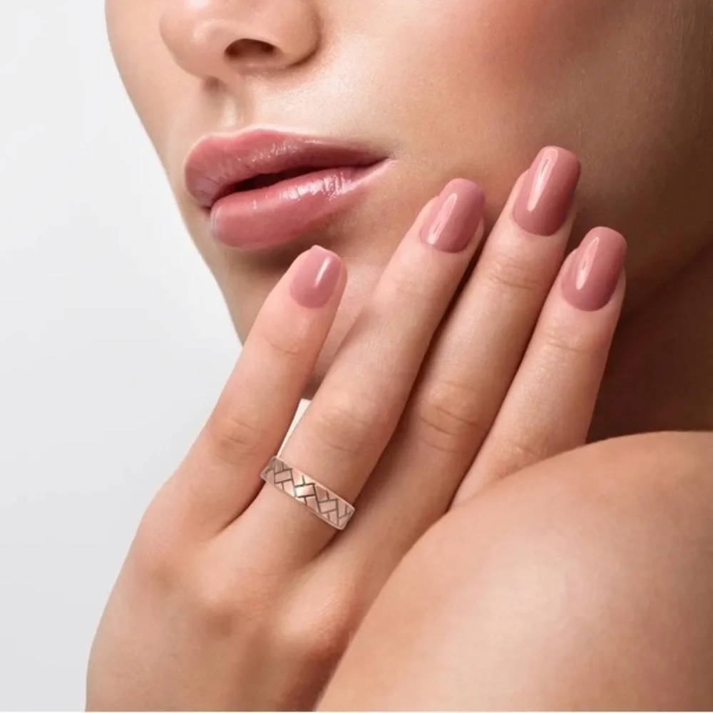 🆕 Magnetic Therapy Adjustable Open Ring In Rose Gold